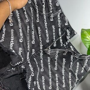 Alexander Wang Bite Logo Shorts